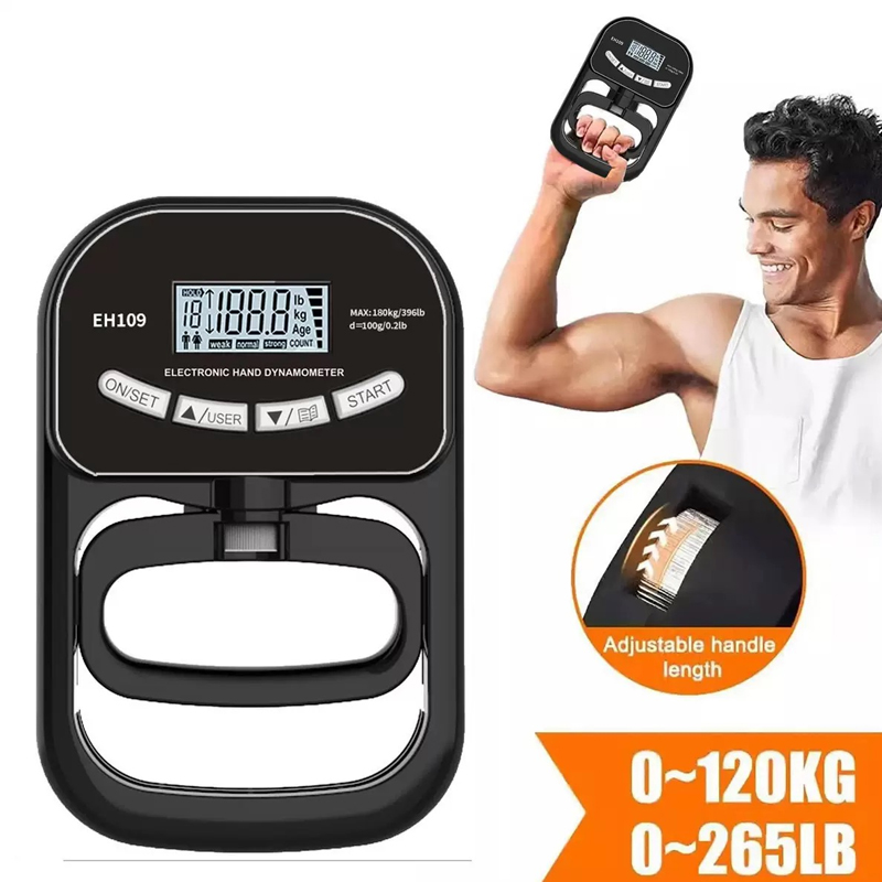 Logic Analyzer Usb - Grip Strength Tester 265Lbs/120Kg Hand Dynamometer
