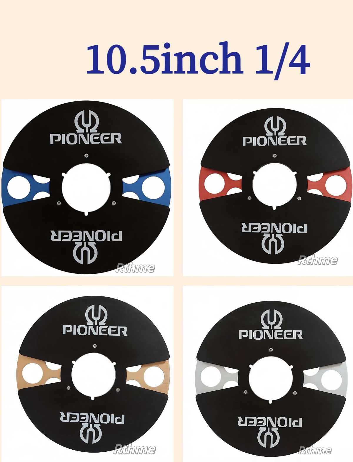 Diy Audio Electronics Kit - ม้วนเทปอะลูมิเนียมเปล่าขนาด 10.5 X 1/4 นิ้ว สำหรับเครื่องบันทึกเทปแบบรีลทูรีล