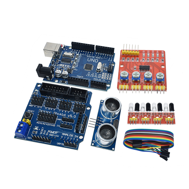 Diy Electronics Learning Kit - LIZAO สำหรับ Arduino UNO R3 ชุดหุ่นยนต์รถ