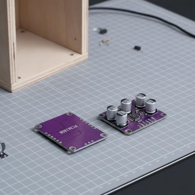 Diy Audio Electronics Kit - โมดูล ADC สเตอริโอ PCM1808 24 บิต