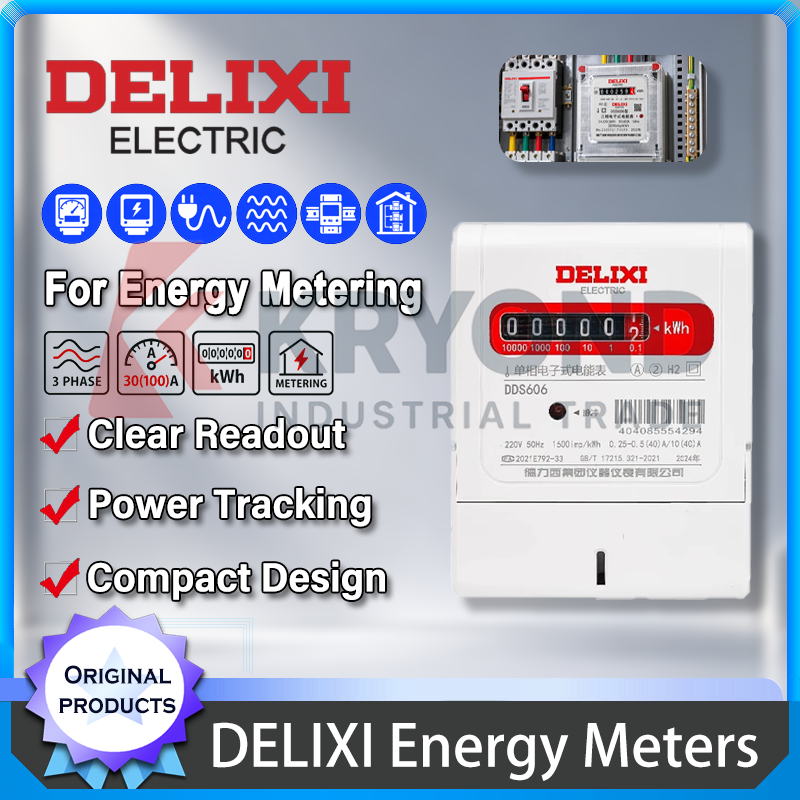 DELIXI มิเตอร์วัดพลังงานไฟฟ้าแ - Diy Electronics Shop บทวิจารณ์และราคา