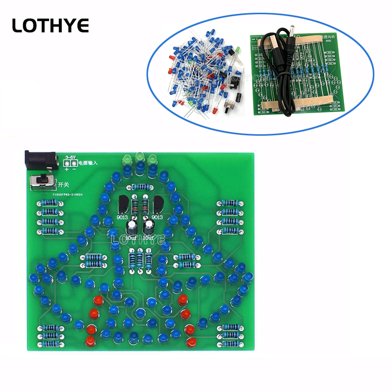 DC 3-5V LED Light Swing Wind C - Diy Electronics Project Kit บทวิจารณ์และราคา