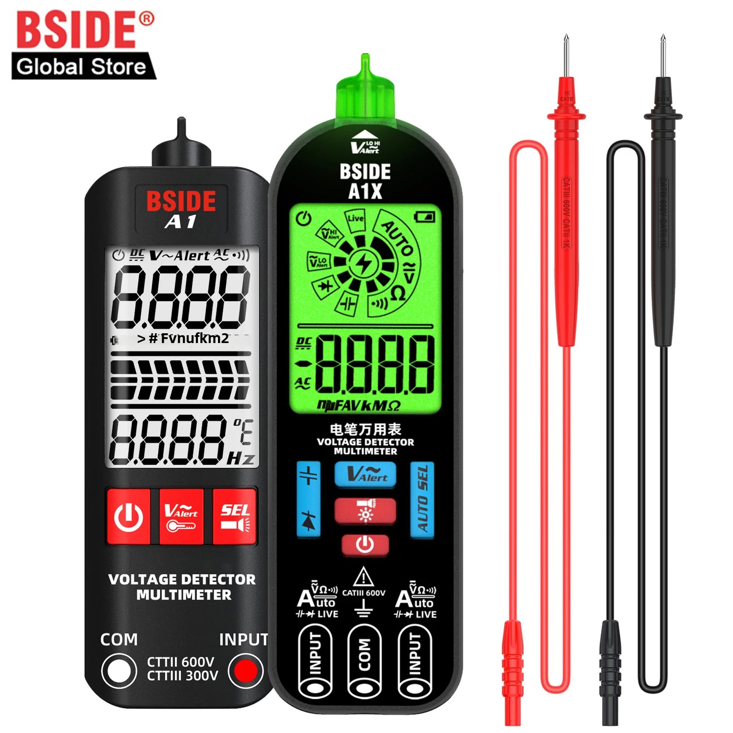 BSIDE A1/A1X สมาร์ทมัลติมิเตอร - Logic Analyzer Usb บทวิจารณ์และราคา