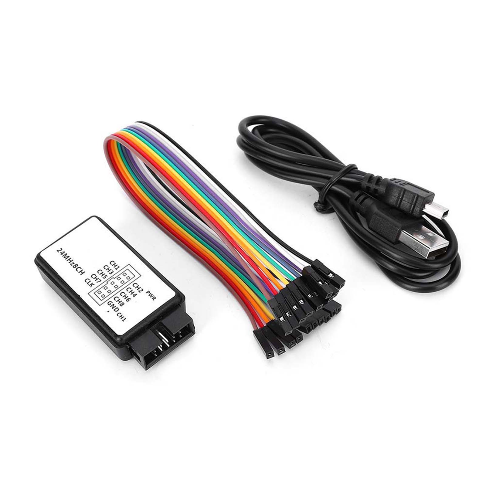 เครื่องวิเคราะห์ลอจิก 24MHz ชุ - Logic Analyzer Usb บทวิจารณ์และราคา