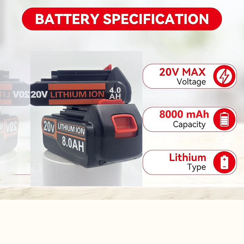 แบตเตอรี่ทดแทน 18V 3.0Ah 4.0Ah - Black+Decker Tool Cordless บทวิจารณ์และราคา