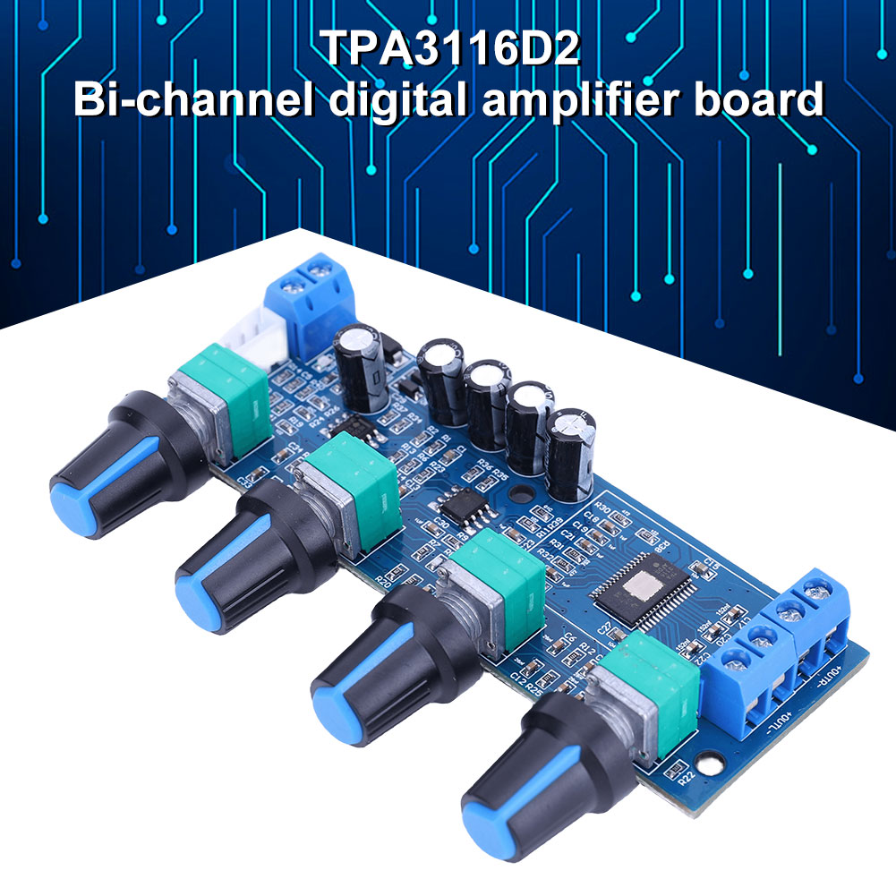 โมดูลขยายเสียงดิจิทัล TPA3116D - Diy Audio Electronics Kit บทวิจารณ์และราคา