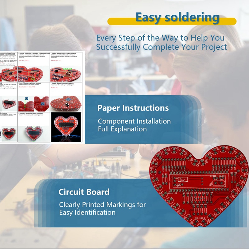 ● ชุดฝึกบัดกรี, ชุดโปรเจกต์บัด - Diy Electronics Project Kit บทวิจารณ์และราคา